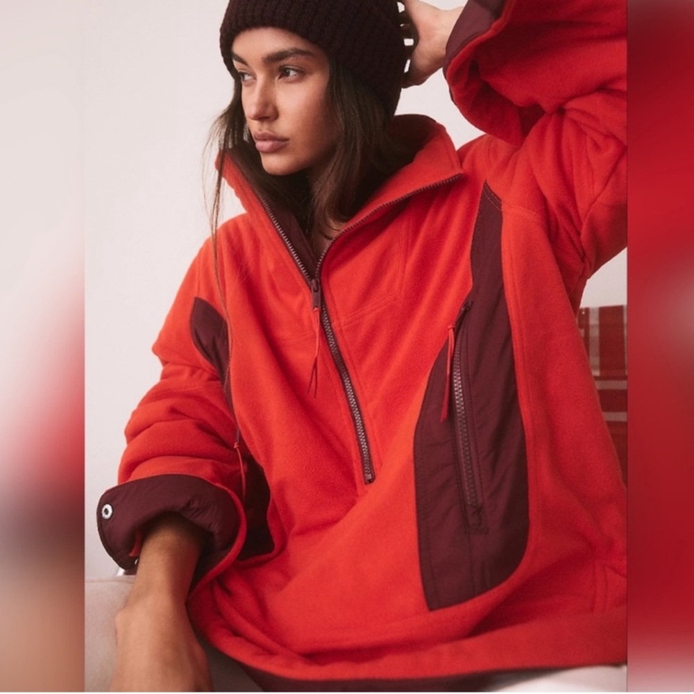 New Free People Climber Fleece Jacket